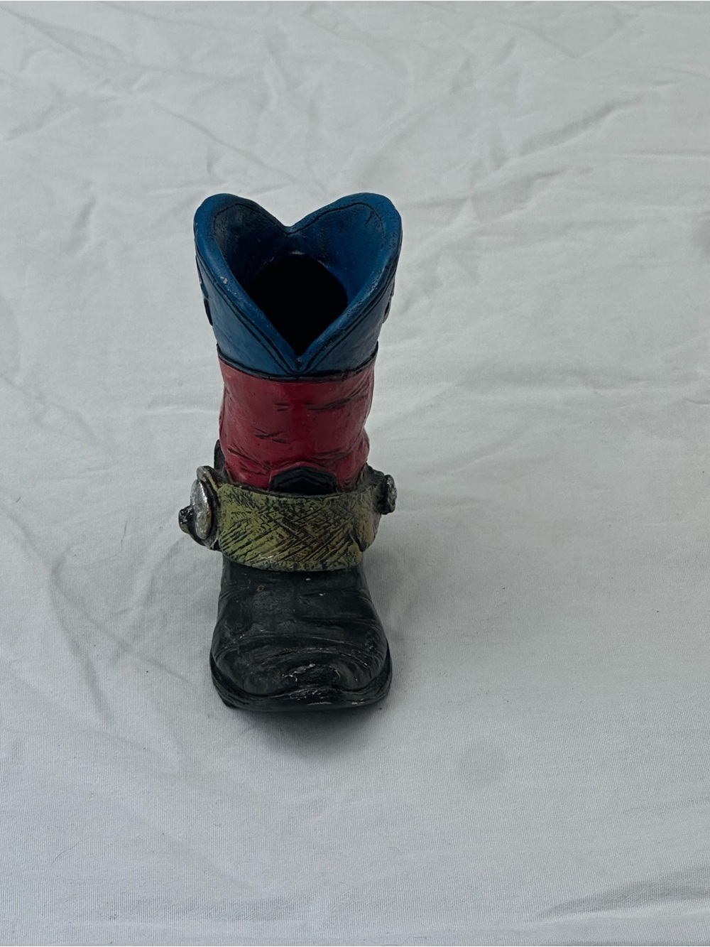 Texas Flag Cowboy Boot Figurine